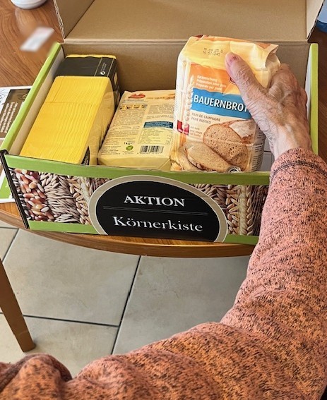 eine Körner-Aktionsbox zum Brotbacken